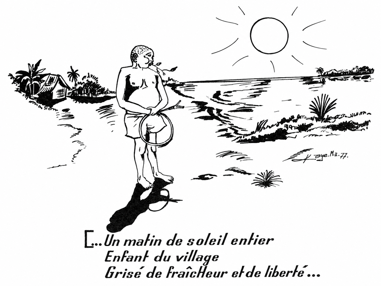 Enfant du village - Sentier et Chemin